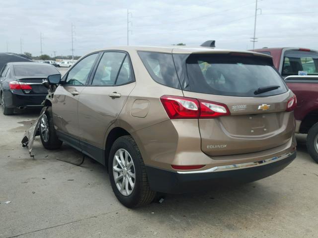 2GNAXHEV5J6190252 - 2018 CHEVROLET EQUINOX LS GOLD photo 3