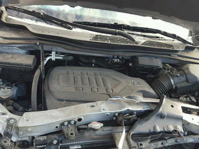 5FRYD4H24FB031491 - 2015 ACURA MDX SILVER photo 7