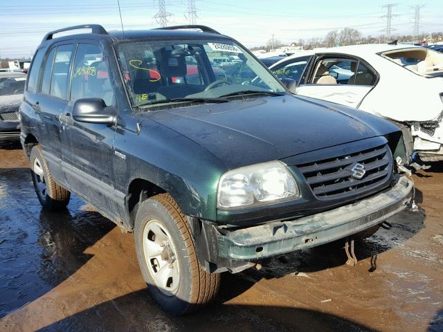 2S3TD52V636100401 - 2003 SUZUKI VITARA JLX GREEN photo 1