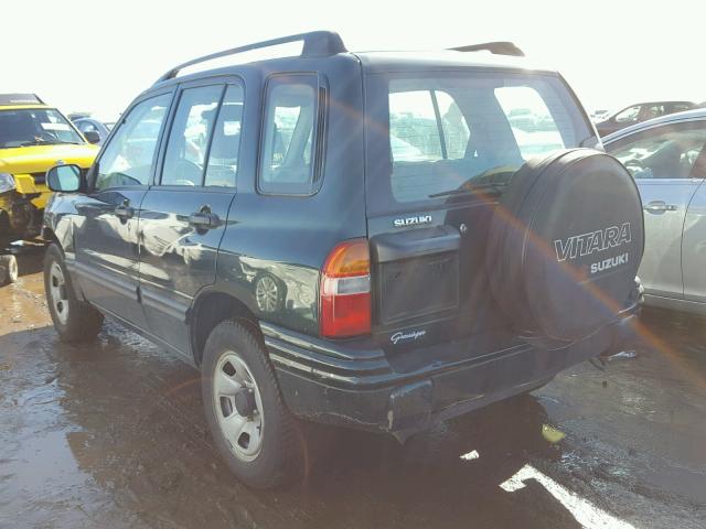 2S3TD52V636100401 - 2003 SUZUKI VITARA JLX GREEN photo 3