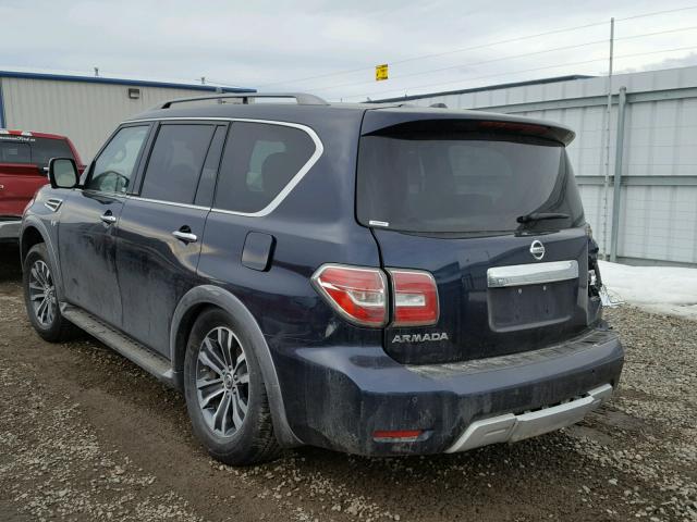 JN8AY2NC9J9552772 - 2018 NISSAN ARMADA SV BLUE photo 3