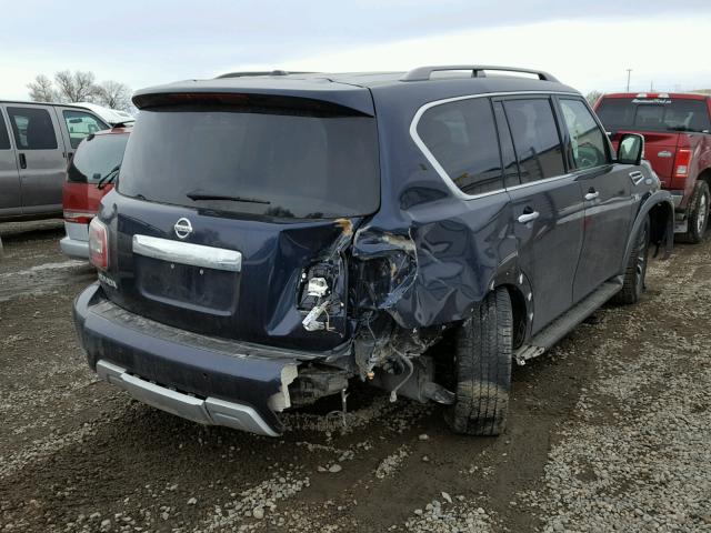 JN8AY2NC9J9552772 - 2018 NISSAN ARMADA SV BLUE photo 4