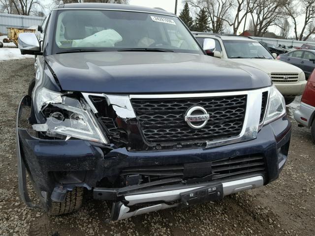 JN8AY2NC9J9552772 - 2018 NISSAN ARMADA SV BLUE photo 9