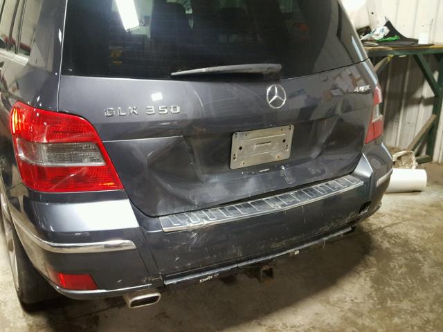 WDCGG8HB7AF314400 - 2010 MERCEDES-BENZ GLK 350 4M GRAY photo 9