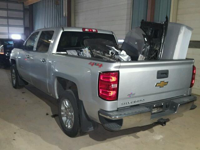 3GCUKREH1EG172569 - 2014 CHEVROLET SILVERADO SILVER photo 3