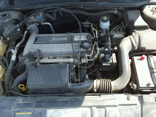 1G1JF12F347142570 - 2004 CHEVROLET CAVALIER L BLACK photo 7