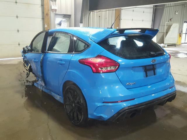 WF0DP3TH3G4117541 - 2016 FORD FOCUS RS BLUE photo 3