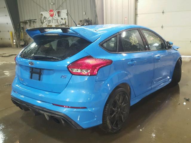 WF0DP3TH3G4117541 - 2016 FORD FOCUS RS BLUE photo 4