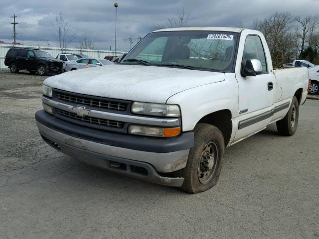 1GCGC24U8XE163636 - 1999 CHEVROLET SILVERADO WHITE photo 2