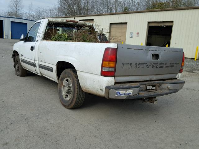 1GCGC24U8XE163636 - 1999 CHEVROLET SILVERADO WHITE photo 3