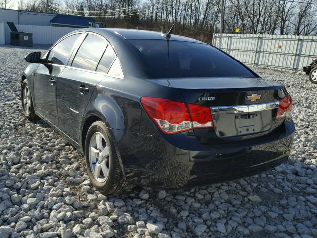 1G1PF5SC8C7175957 - 2012 CHEVROLET CRUZE LT BLACK photo 3