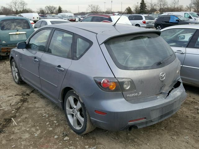 JM1BK343241163158 - 2004 MAZDA 3 HATCHBAC BLUE photo 3