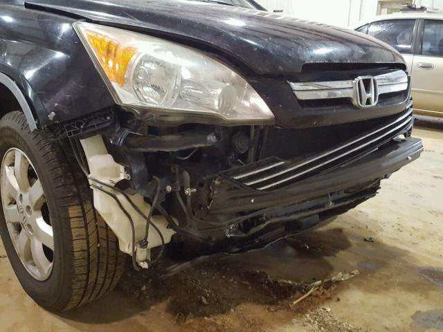 JHLRE38777C014744 - 2007 HONDA CR-V EXL BLACK photo 9