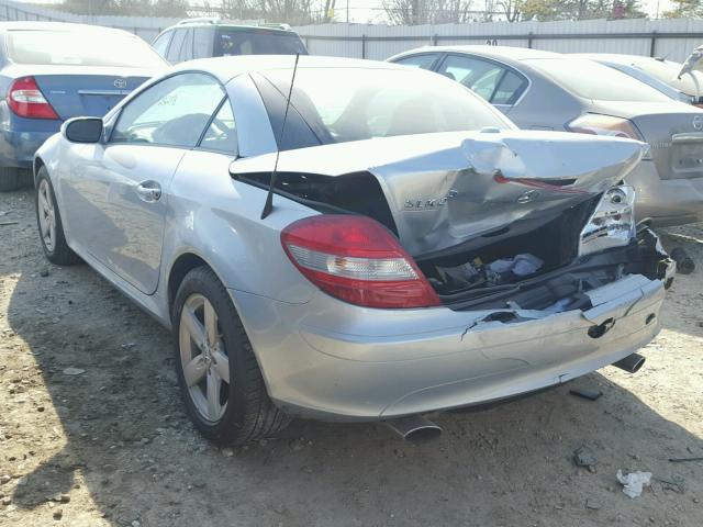 WDBWK54F07F142967 - 2007 MERCEDES-BENZ SLK 280 BLUE photo 3