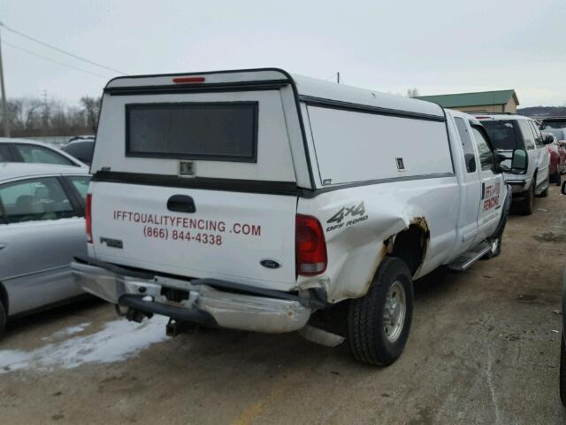 1FTNX21F92EA29924 - 2002 FORD F250 SUPER WHITE photo 4