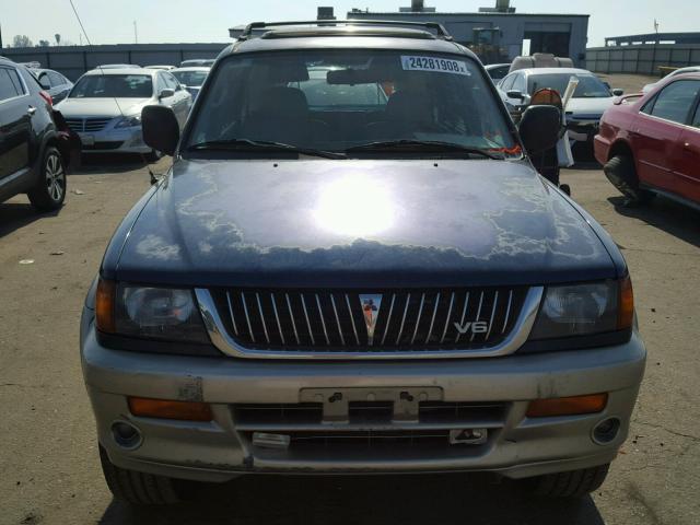 JA4LS41R3XP035817 - 1999 MITSUBISHI MONTERO SP BLUE photo 9