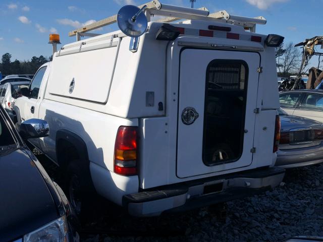 1GCHK24U81E242397 - 2001 CHEVROLET SILVERADO WHITE photo 3