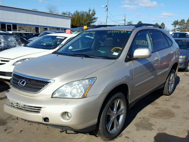 JTJHW31U672012699 - 2007 LEXUS RX 400H TAN photo 2