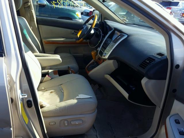 JTJHW31U672012699 - 2007 LEXUS RX 400H TAN photo 5