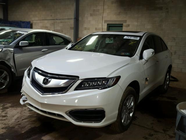 5J8TB4H39GL016799 - 2016 ACURA RDX BASE WHITE photo 2