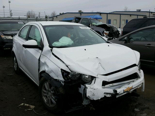 1G1JC5SH3D4213107 - 2013 CHEVROLET SONIC LT WHITE photo 1