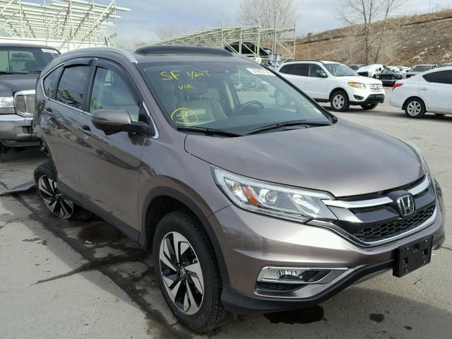 5J6RM4H91GL025000 - 2016 HONDA CR-V TOURI GRAY photo 1