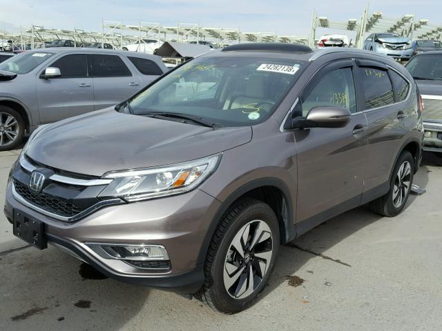 5J6RM4H91GL025000 - 2016 HONDA CR-V TOURI GRAY photo 2