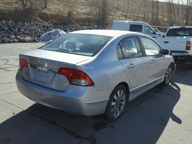 19XFA1F80AE058855 - 2010 HONDA CIVIC EX Արծաթագույն լուսանկար 4