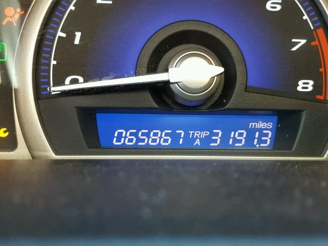 19XFA1F80AE058855 - 2010 HONDA CIVIC EX Արծաթագույն լուսանկար 8