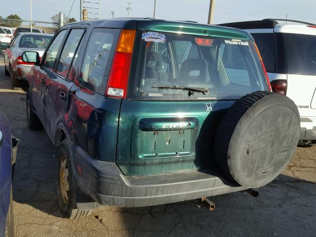 JHLRD184XXC016615 - 1999 HONDA CR-V LX GREEN photo 3