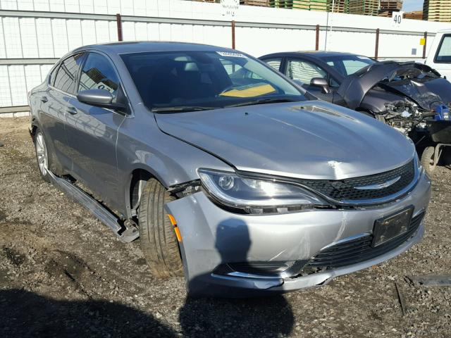 1C3CCCAB9FN595906 - 2015 CHRYSLER 200 LIMITE SILVER photo 1