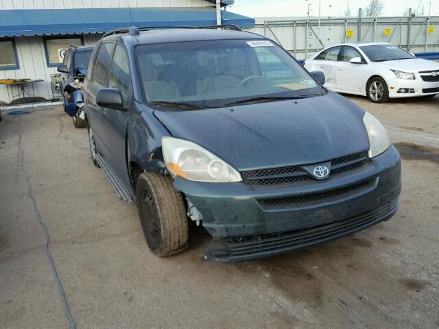 5TDZA23C85S292040 - 2005 TOYOTA SIENNA CE GREEN photo 1