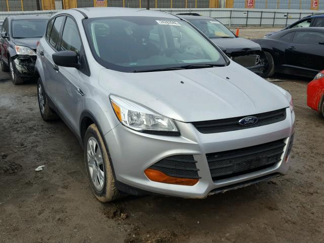 1FMCU0F71FUB91429 - 2015 FORD ESCAPE S SILVER photo 1