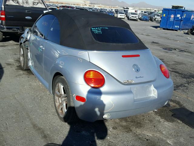 3VWCD21Y84M305876 - 2004 VOLKSWAGEN NEW BEETLE ვერცხლისფერი ფოტო 3