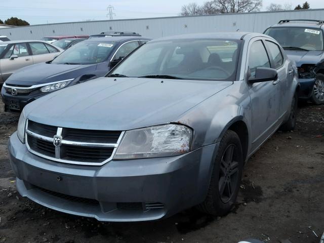 1B3LC56K48N245247 - 2008 DODGE AVENGER SX GRAY photo 2