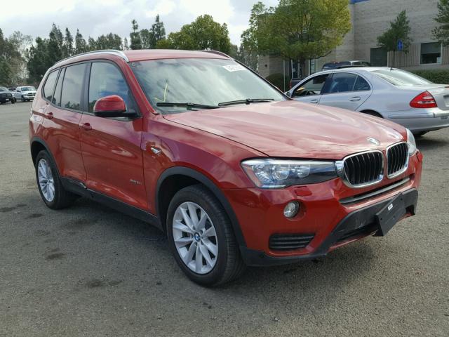 5UXWZ7C57H0U45569 - 2017 BMW X3 SDRIVE2 RED photo 1