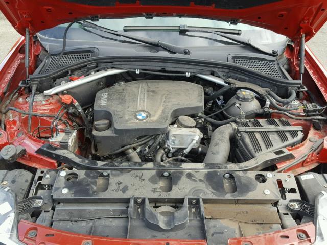 5UXWZ7C57H0U45569 - 2017 BMW X3 SDRIVE2 RED photo 7