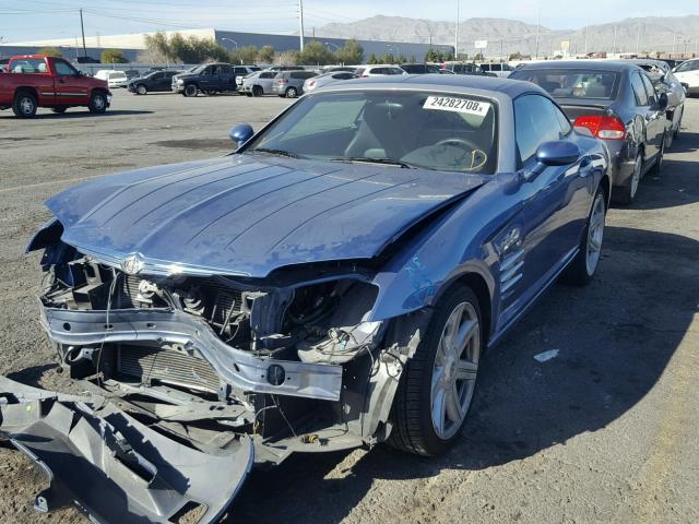 1C3LN69L67X071403 - 2007 CHRYSLER CROSSFIRE BLUE photo 2