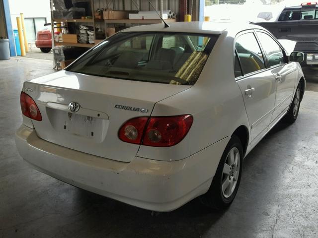 1NXBR32E56Z606982 - 2006 TOYOTA COROLLA CE WHITE photo 4