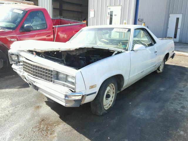 3GCCW80Z4HS905922 - 1987 CHEVROLET EL CAMINO WHITE photo 2