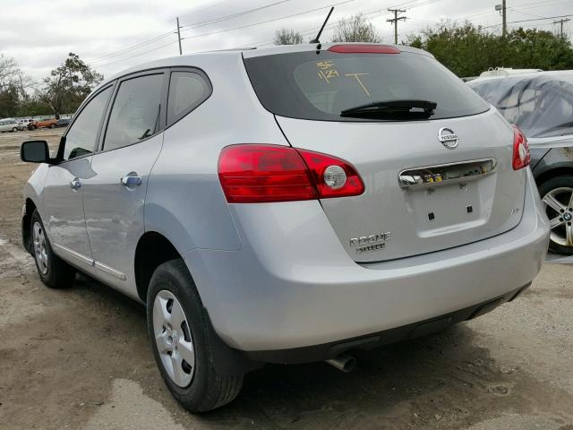 JN8AS5MV2EW706784 - 2014 NISSAN ROGUE SELE SILVER photo 3