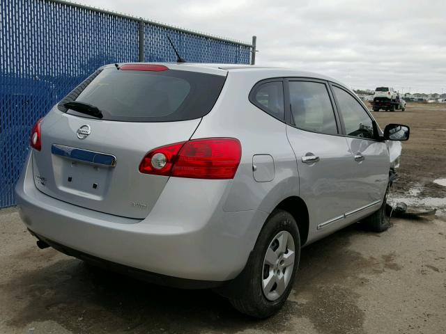 JN8AS5MV2EW706784 - 2014 NISSAN ROGUE SELE SILVER photo 4