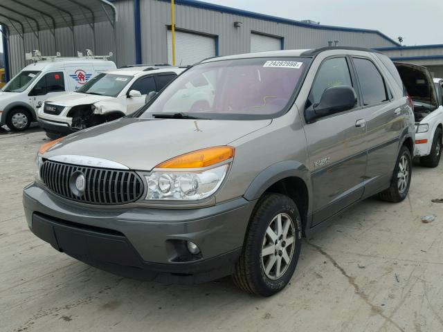 3G5DA03E12S553832 - 2002 BUICK RENDEZVOUS TAN photo 2