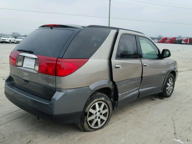 3G5DA03E12S553832 - 2002 BUICK RENDEZVOUS TAN photo 4