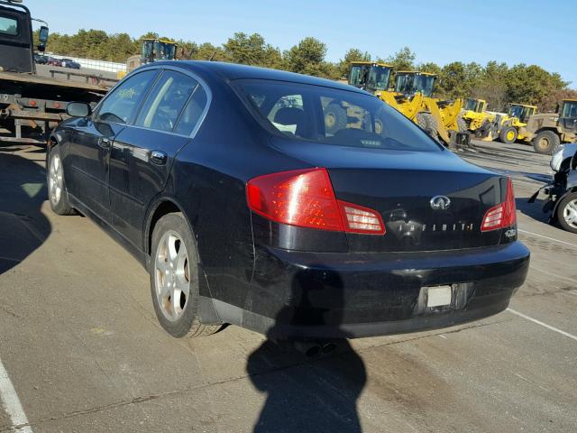 JNKCV51F44M704598 - 2004 INFINITI G35 BLACK photo 3