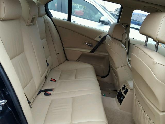 WBANE73507B996631 - 2007 BMW 530 I BLUE photo 6