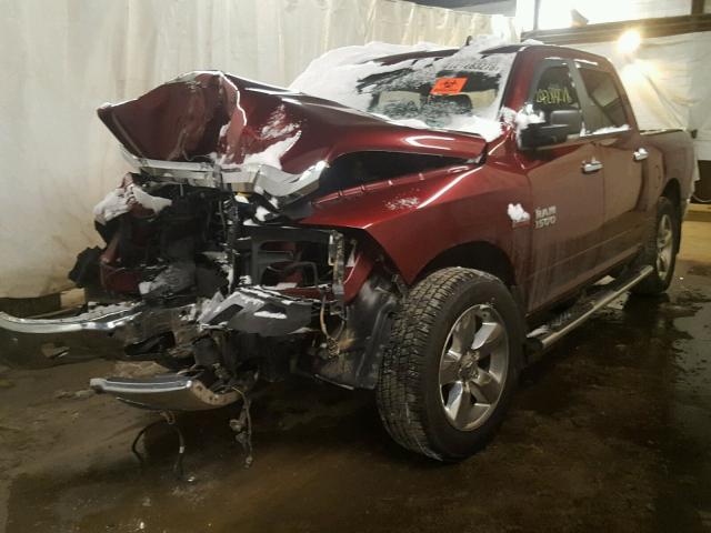 3C6RR7LT4GG353205 - 2016 RAM 1500 SLT RED photo 2