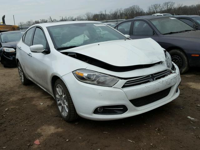 1C3CDFCA5DD337145 - 2013 DODGE DART LIMIT WHITE photo 1