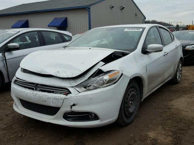 1C3CDFCA5DD337145 - 2013 DODGE DART LIMIT WHITE photo 2