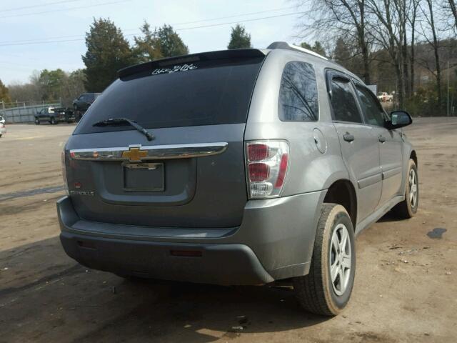 2CNDL13F766113048 - 2006 CHEVROLET EQUINOX LS GRAY photo 4